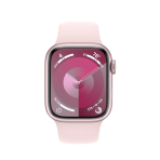 Apple Watch Series 9 [GPS + Cellular 41mm] Smartwatch with Pink Aluminum Case with Pink Sport Band1