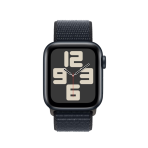 Apple iWatch SE 2 gen 40mm Gps Midnight Aluminum Case with Midnight Sport Loop
