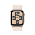 Apple iWatch SE 2 gen 40mm Gps Starlight Aluminium Case with Starlight Sport Loop