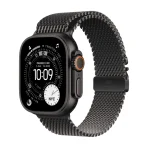 Apple Watch Ultra 3 Black Titanium Mileanese band